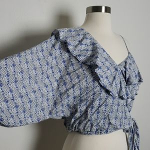 Maeve Anthropologie Pineapple Top Size S